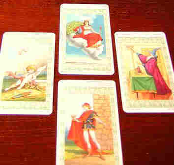 Tarotkarten, verschieden Legeformen der Tarotkarten,